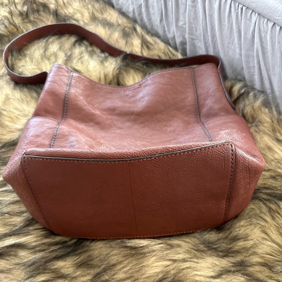 Frye Rich Brown Leather Shoulder Bag - Picture 9 of 11